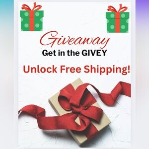 Giveaway listing flyer for live shows